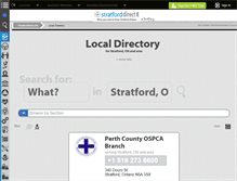 Tablet Screenshot of directory.stratforddirect.info