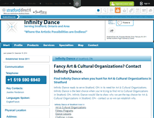 Tablet Screenshot of infinity-dance-stratford.stratforddirect.info