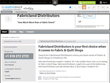 Tablet Screenshot of fabricland-distributors-stratford.stratforddirect.info